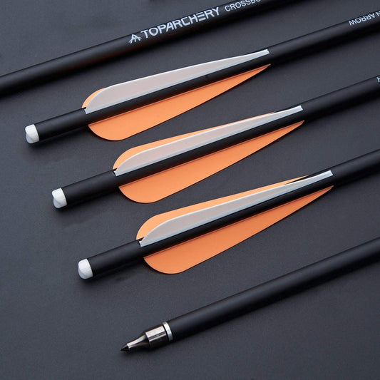 16 Inch Carbon Crossbow Bolts Archery Arrows 12pcs For Crossbow Hunting Shooting Outdoor Sports