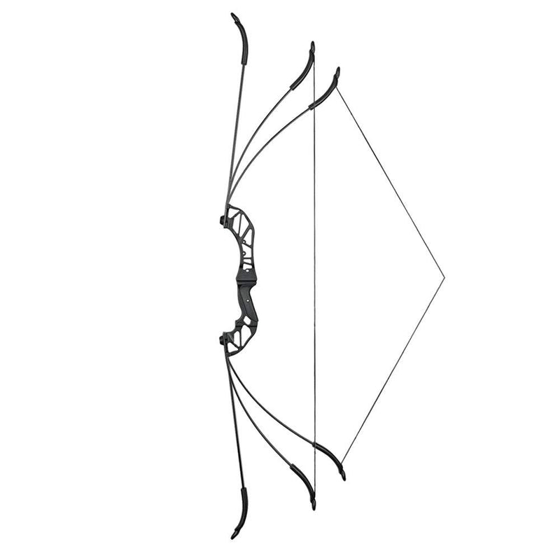 53" Takedown Recurve Bow Right Handed For Archery Club Beginner Practice Bow 20/30/40/55lbs