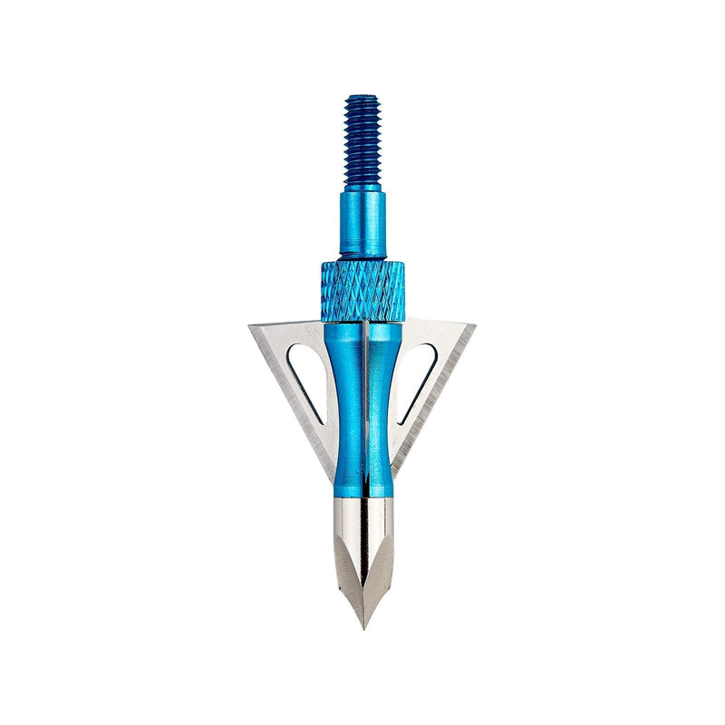 12Pcs Archery Broadheads 100 Grain 3 Blade Broad Screw-in Arrow Heads Tips for Shooting