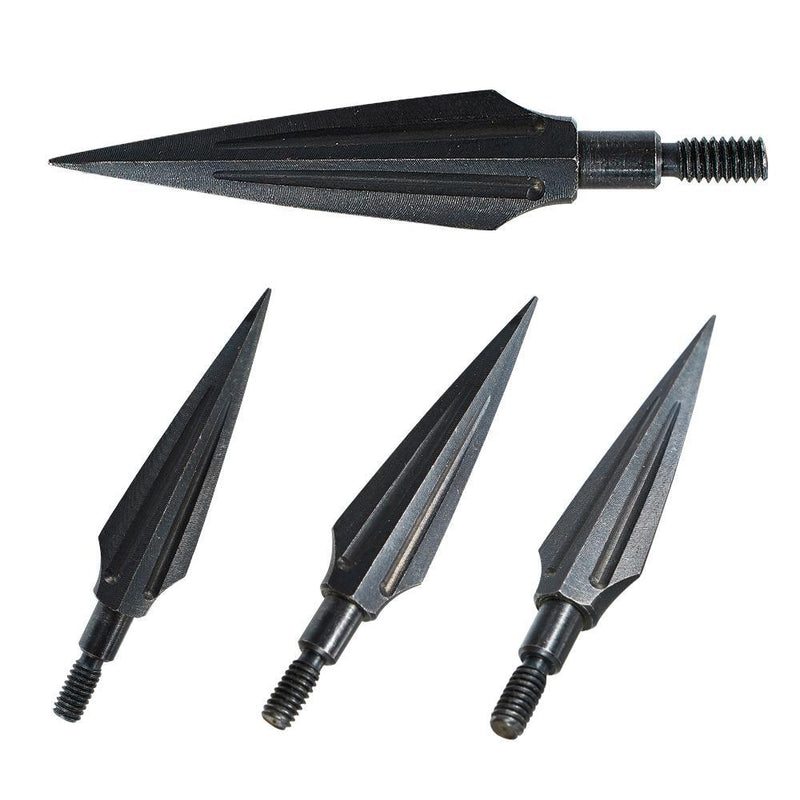 12Pcs Hunting Broadheads 120/150 Grains Carbon Steel Arrow Tips for Recurve Bow