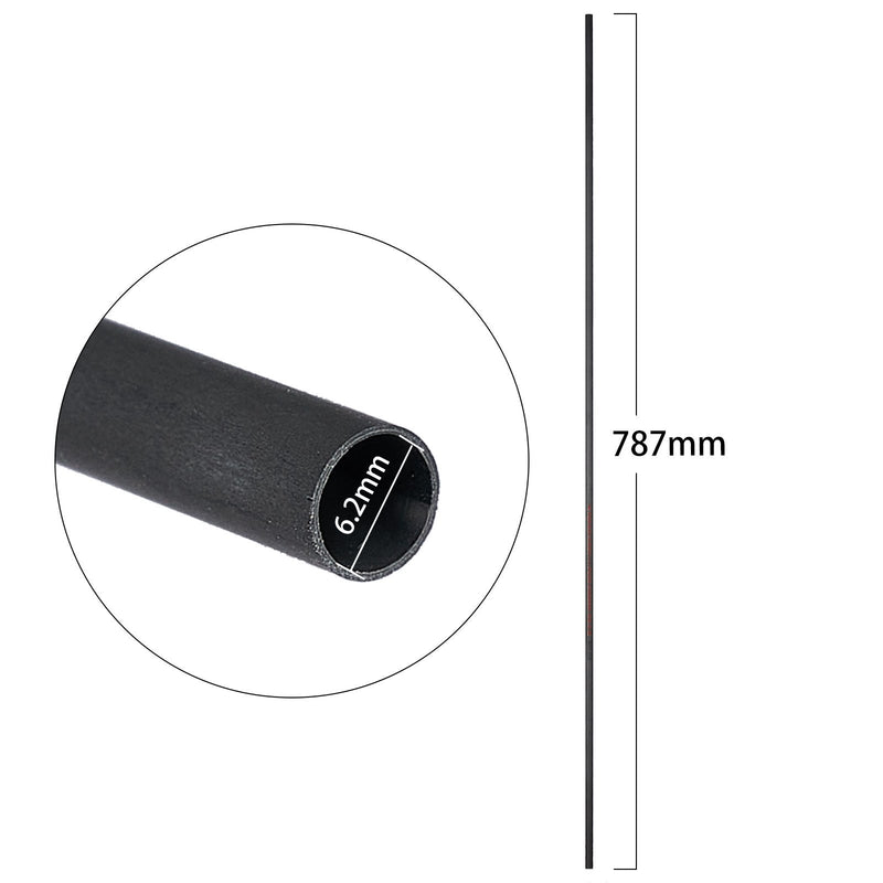 12 Pack 31" Pure Carbon Arrow Shafts Straightness 0.006 Spine 300-600 For Archery DIY Arrow