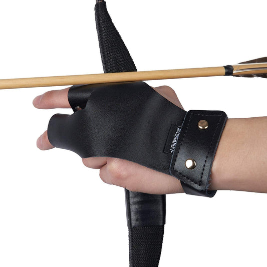 Archery Protective Gear Gloves Guard Finger Protection for Left Hand Shooters