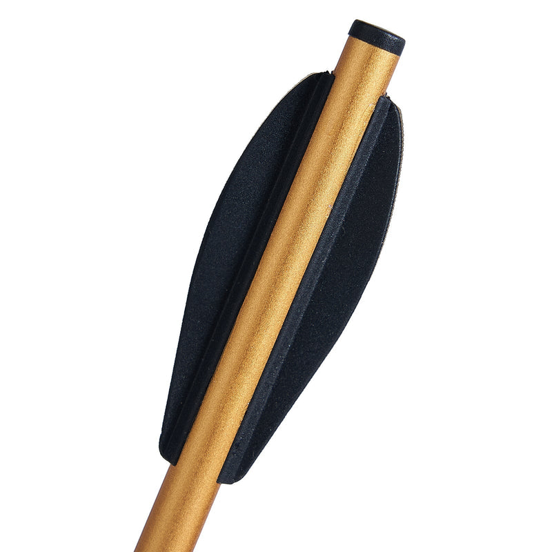 12pcs 6.3" Crossbow Bolts Arrows Aluminium Steel Tips Hunting Arrows for 50-80lbs Crossbow