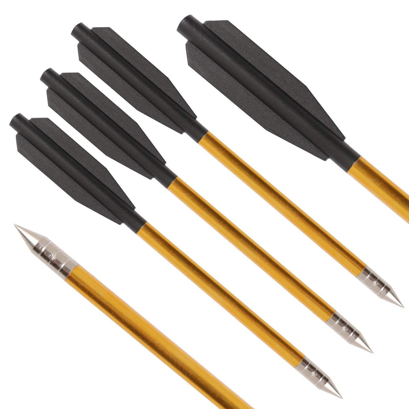 6.3" Crossbow Bolt Arrow Archery Solid Aluminum Body Metal Point 60pcs for Mini Pistol Crossbow