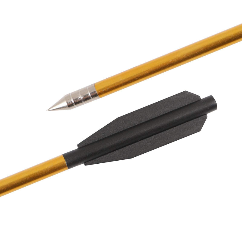 6.3" Crossbow Bolt Arrow Archery Solid Aluminum Body Metal Point 60pcs for Mini Pistol Crossbow