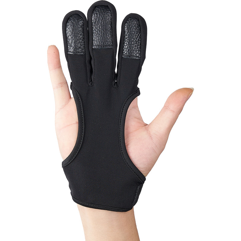 Archery Protective Gloves Leather Finger Guard Recurve Bow Finger Guard