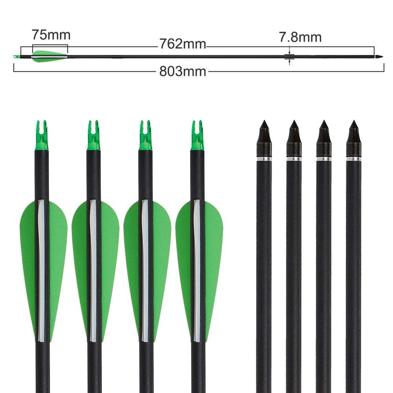 56" Archery Takedown Recurve Bow and Arrow Set Right Hand Green Competition Bow for Beginner 18-50lbs
