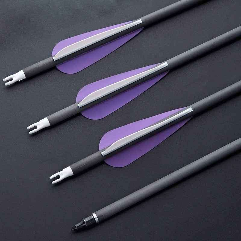 Archery 56" Youth Competition Recurve Bow and Carbon Arrows Set Right Handed Practice Bow 18-50lbs