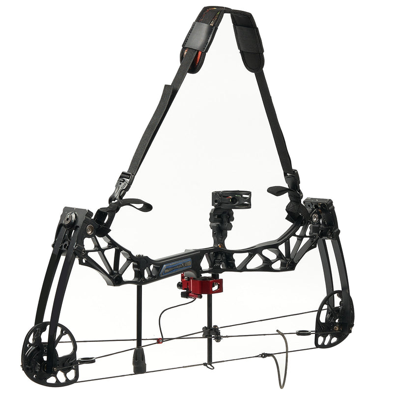 Archery Compound Bow Sling Holder Carry Bag with Adjustable Shoulder Strap