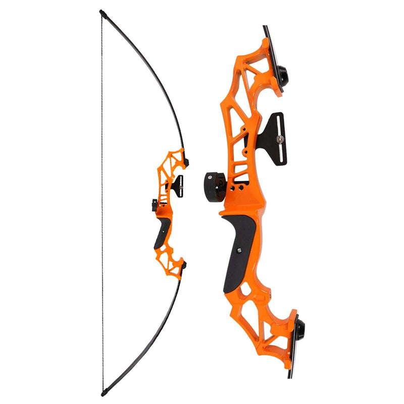 53" Archery Straight Bow Takedown Right Handed Bow Aluminum Alloy Riser 20/30/40/55lbs