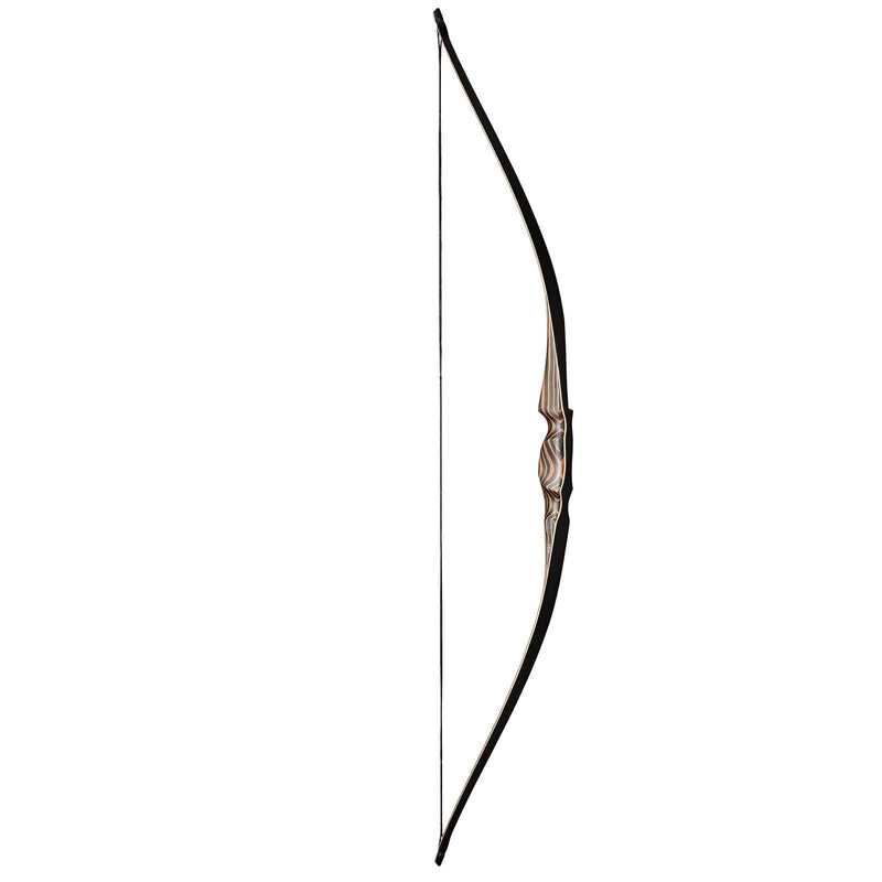 54" Archery Traditional Recurve Hunting Bow Right Hand Handmade Wooden Laminated Bow with Arrow Rest 20-70lbs