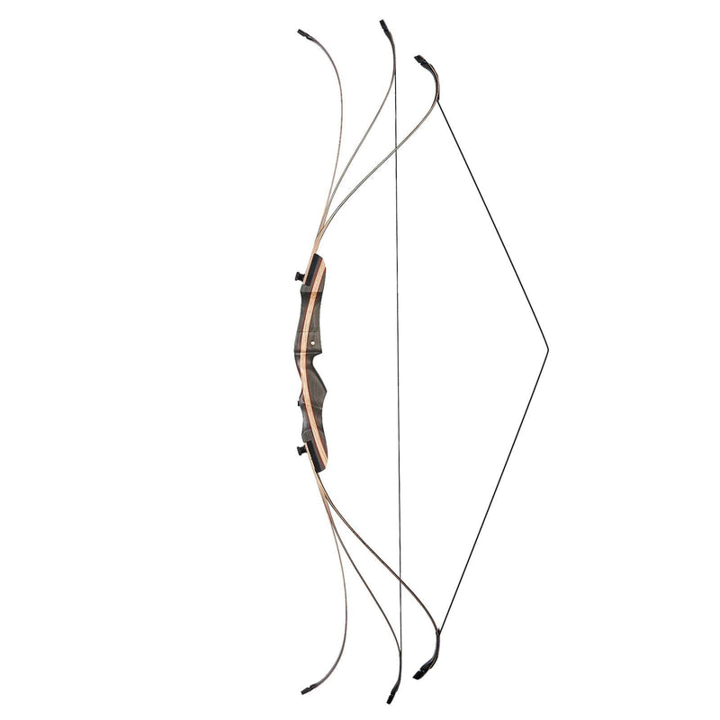 Archery 62" Traditional Wooden Takedown Recurve Bow Right Handed Bow 20-50lbs