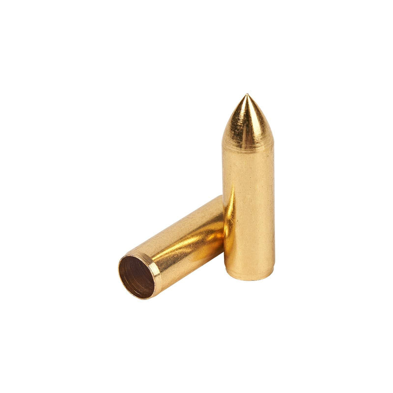 12Pcs Archery Target Arrow Head Gold Glue-on Field Points Tips