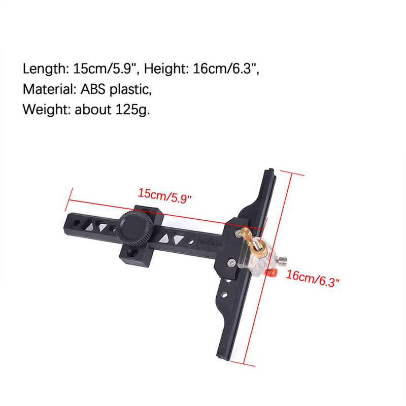Archery Bow Sight T Shape Adjustable Plastic Sight Target Aiming Tool