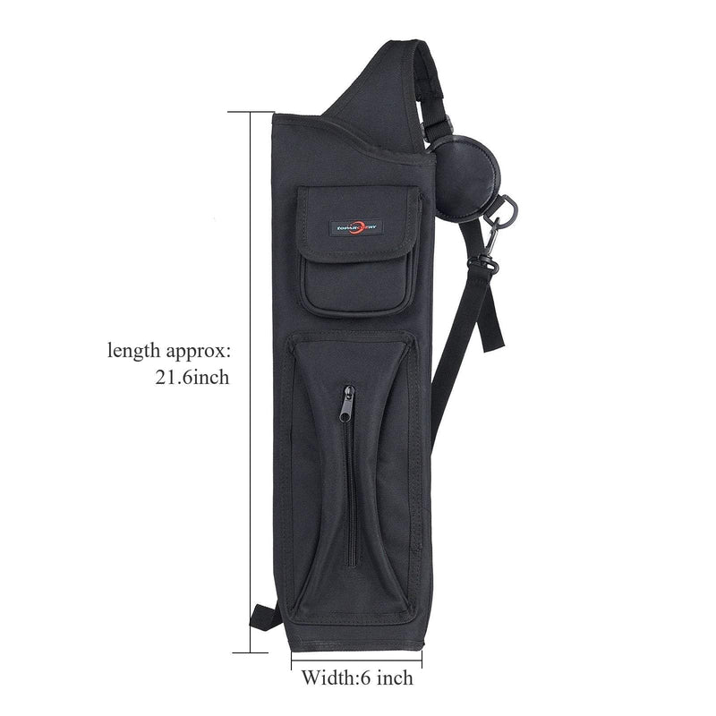 Archery Quiver Adjustable Waterproof Back Quiver Canvas Arrow Bag