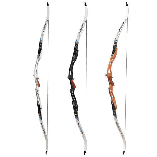 68 Inch ILF Recurve Bow Right Hand for Archery Gym Competition Training Outdoor Shooting 18-34lbs