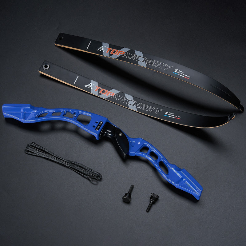 Archery 62" Beginners Competition Recurve Bow RH with Bow Sight Set 20-40lbs