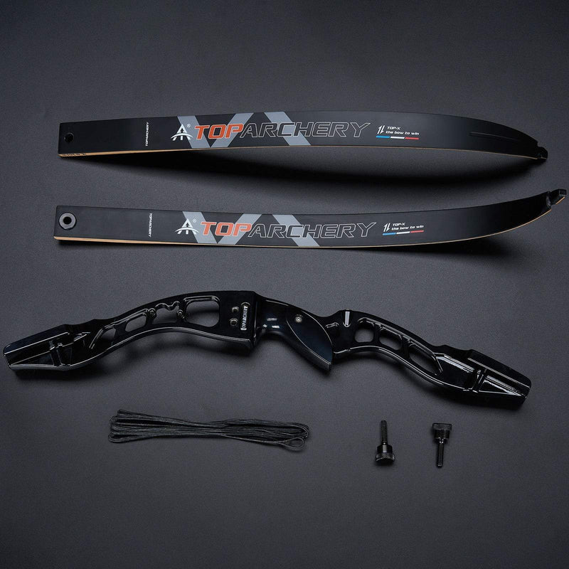 Archery 66" Beginner Competition Recurve Bow Set RH Youth Target Shooting Practice Bow 20-40lbs