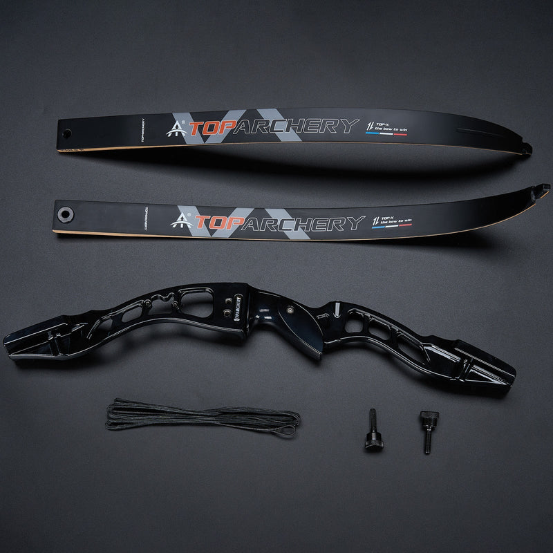 66" Archery Competition Recurve Bow and Arrow Set Right Hand for Beginner 18-50lbs