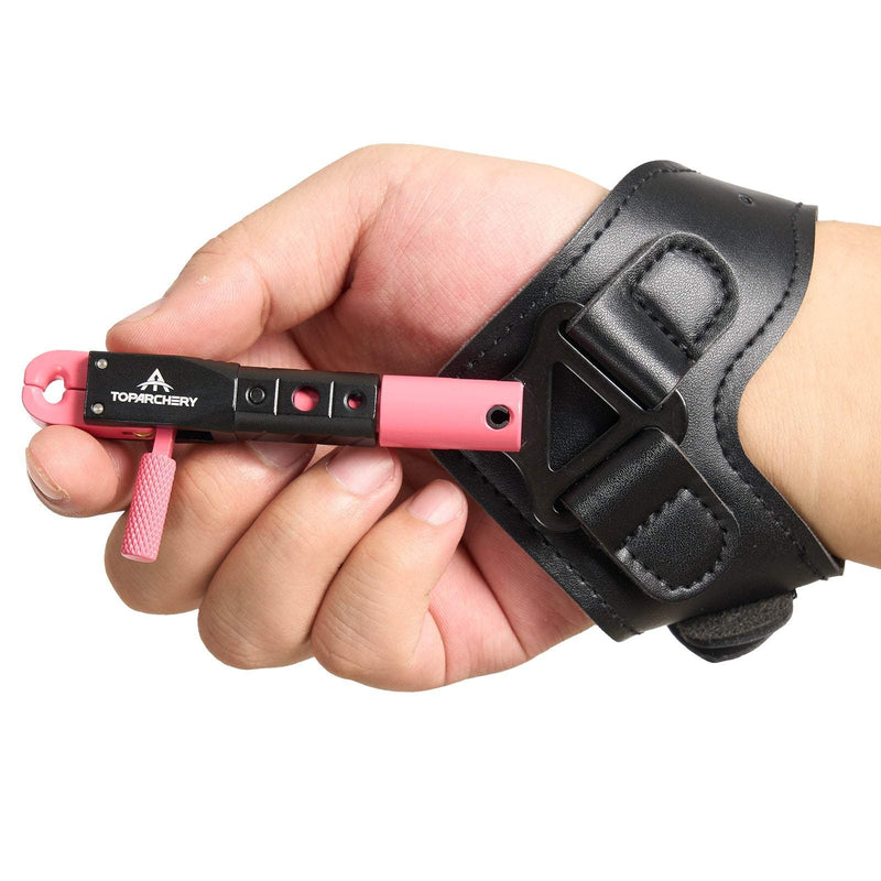 Archery Thumb Release Aid Compound Bow Wrist Strap Arrow Trigger