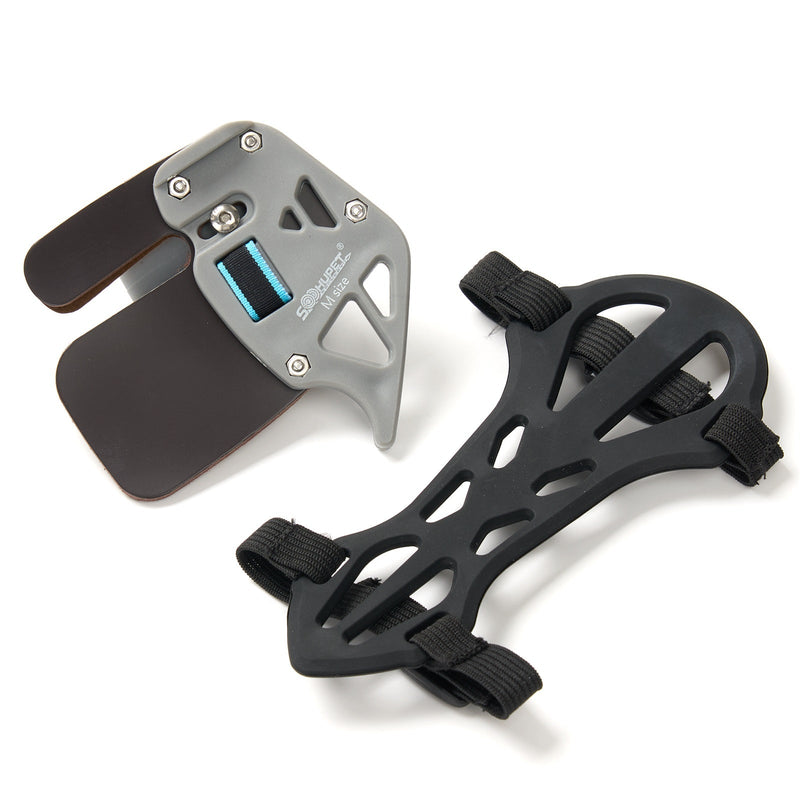 Archery Finger Tab and Arm Guard Set for Target Competition Training