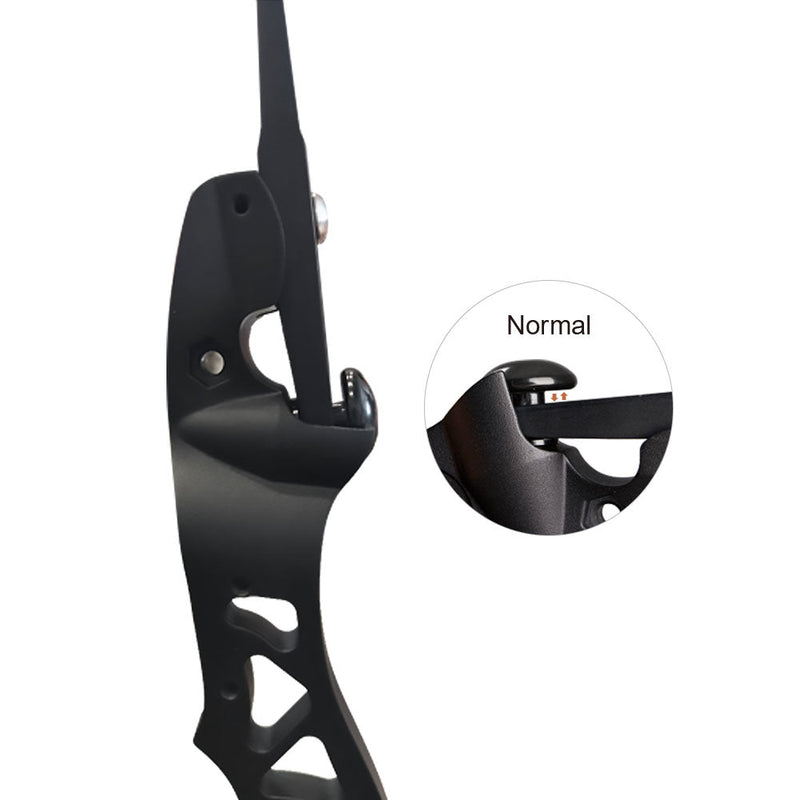 Archery 62" ILF Recurve Bow Set RH Aluminum Riser Hunting Bow with 12pcs Carbon Arrows 25-60lbs