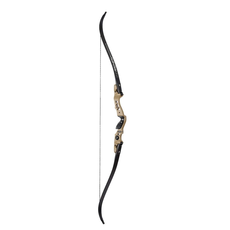 Archery 62" ILF Recurve Bow 25-60lbs Right Hand Hunting Bow Aluminum Alloy Riser
