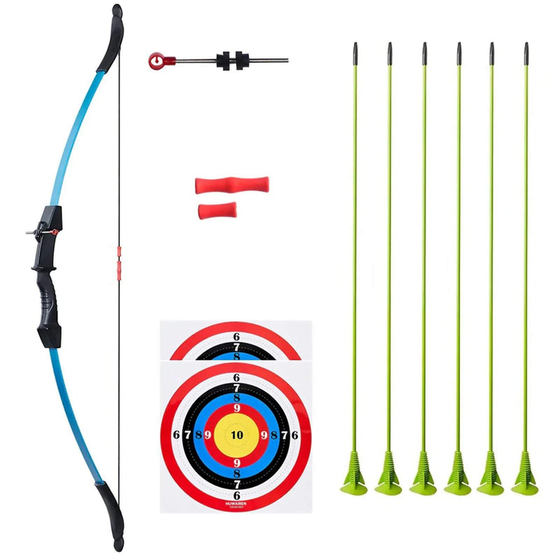 45" Kids Bow and Arrow Set Takedown Recurve Bow Gift for Children Practice Game