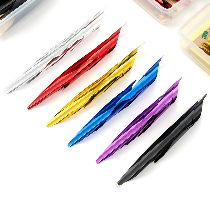 50pcs Spin Vanes 1.8 inch Spiral Archery Feather