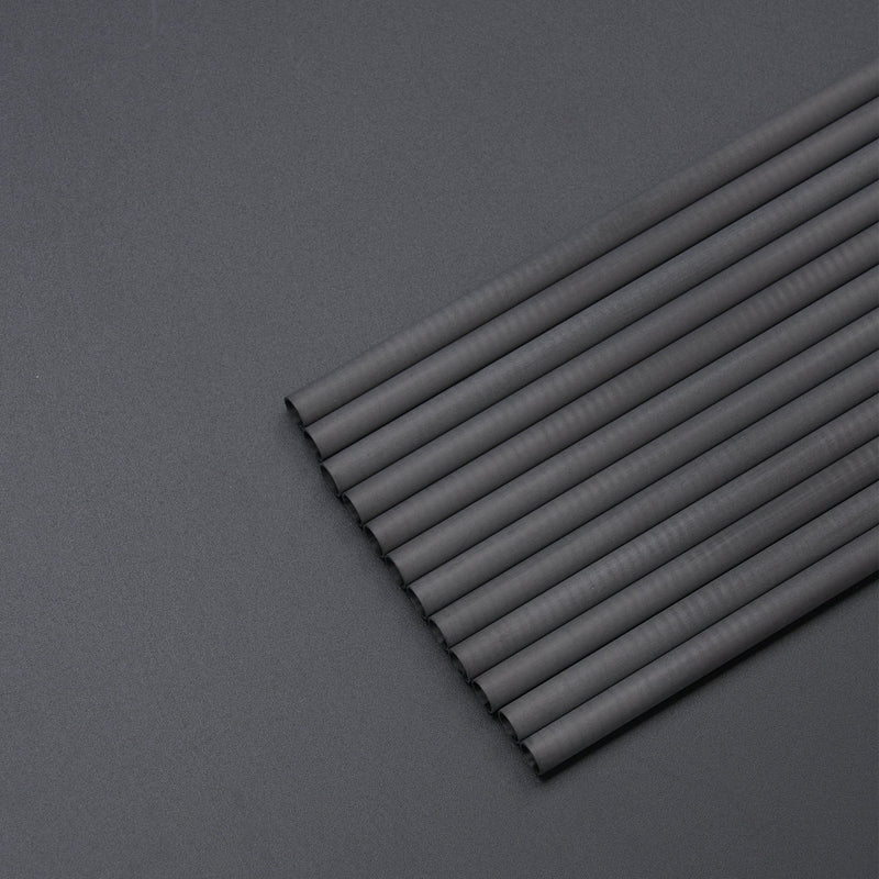 12pcs Archery 33" Pure Carbon Arrow Shafts Straightness 0.001 Spine 300-600