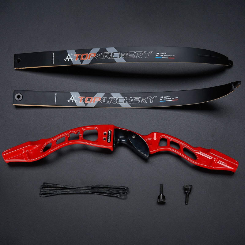 66" Archery Competition Recurve Bow and Arrow Set Right Hand for Beginner 18-50lbs