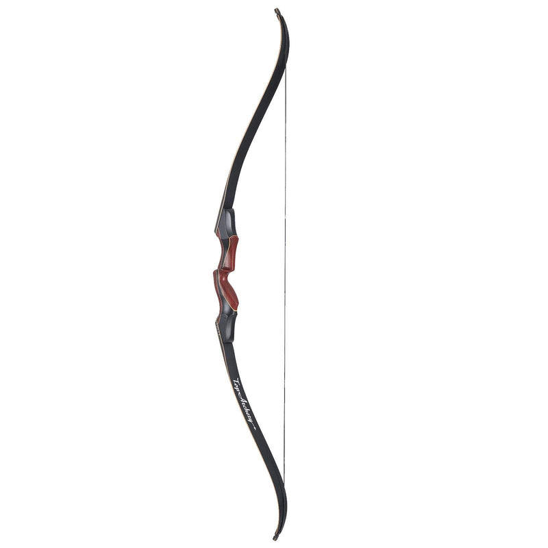 Archery  60" Hunting Recurve Bow Takedown Wood Laminated Bow RH for Outdoor Shooting 25-50lbs