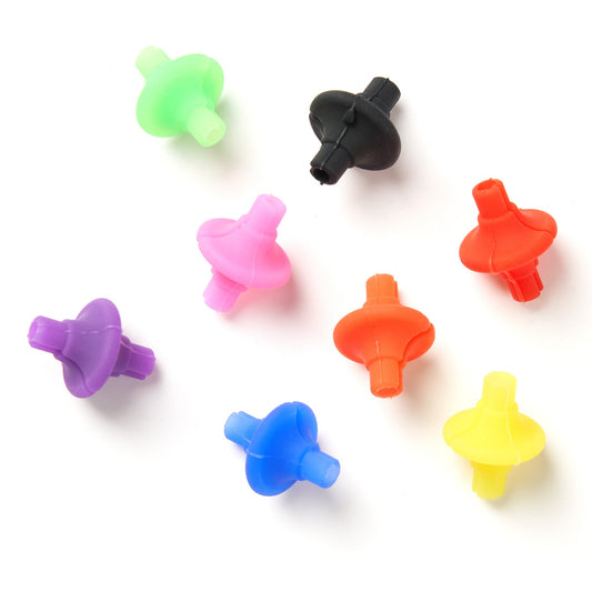 Archery Lip Beads Arrow Nocks Locating Kissing Button With 2pcs Copper Buckles Shooting Accessory