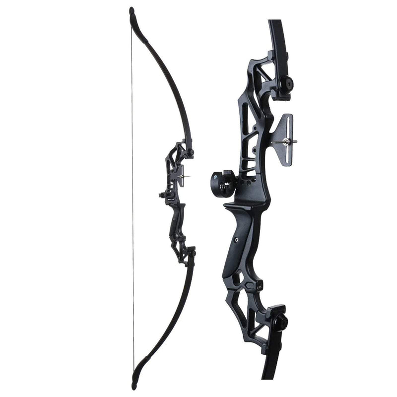 53" Takedown Recurve Bow Right Handed For Archery Club Beginner Practice Bow 20/30/40/55lbs