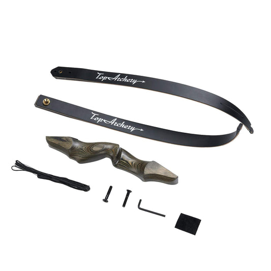 60" Archery Laminated Recurve Bow Left Right Handed Takedown Hunting Bow 30-50lbs