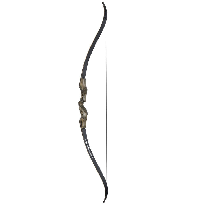 60" Archery Laminated Recurve Bow Left Right Handed Takedown Hunting Bow 30-50lbs