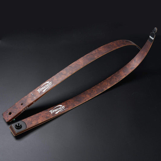 Archery Recurve Bow limbs 25-60lbs Carbon Sheet Wood Bamboo Laminated Limbs