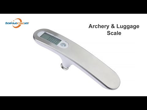 Archery Digital Pull Force Measuring Device Bow Scale 110lbs Portable Weighing Instrument Puller for Compound Bow