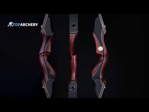 Archery 60" Recurve Hunting Bow and Arrow Set Takedown Laminated Bow for Adults Right Hand 25-50lbs