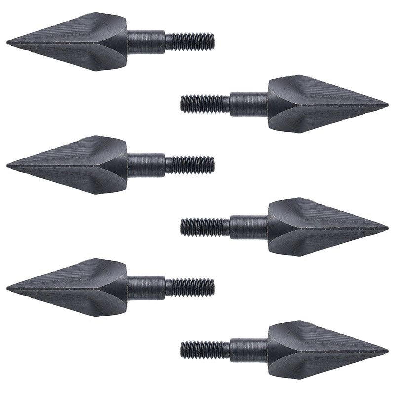 12Pcs 3-Blades Thread Arrowhead 150Grain Broadhead Archery Arrow Tips Points