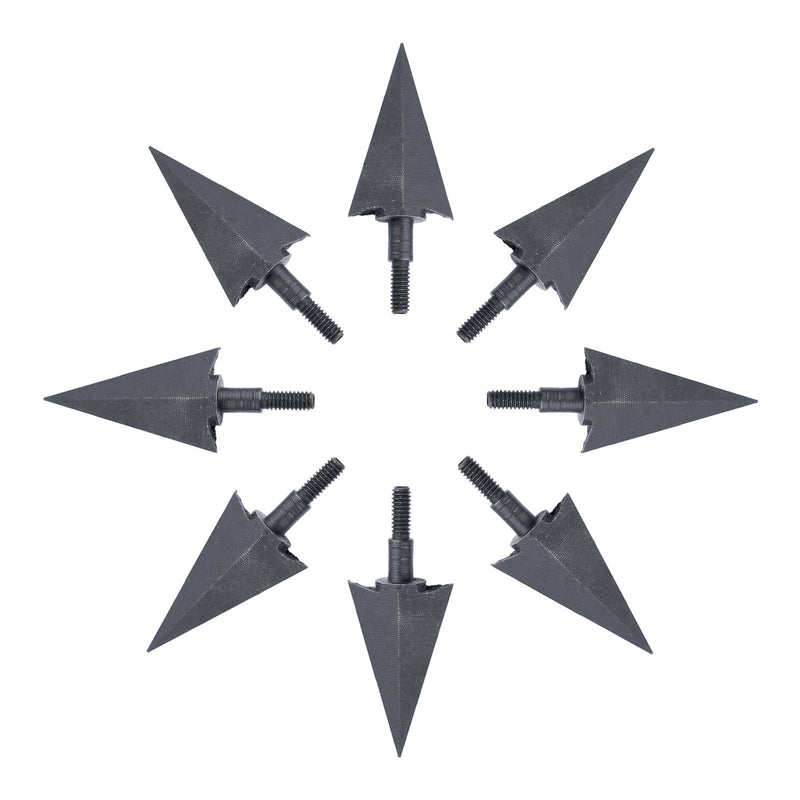 12Pcs Archery 195Grain Broadheads Carbon Steel Replaceable Hunting Arrowheads Point