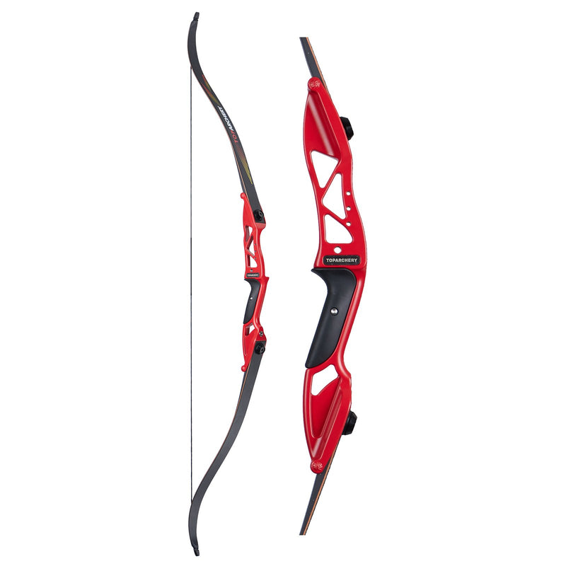 56" Archery Competition Recurve Bow Takedown Right Handed Aluminum Alloy Bow 18-50lbs