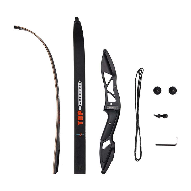 Archery 56" Takedown Recurve Bow and Arrow Set with Protective Gears Right Hand 30-50lbs