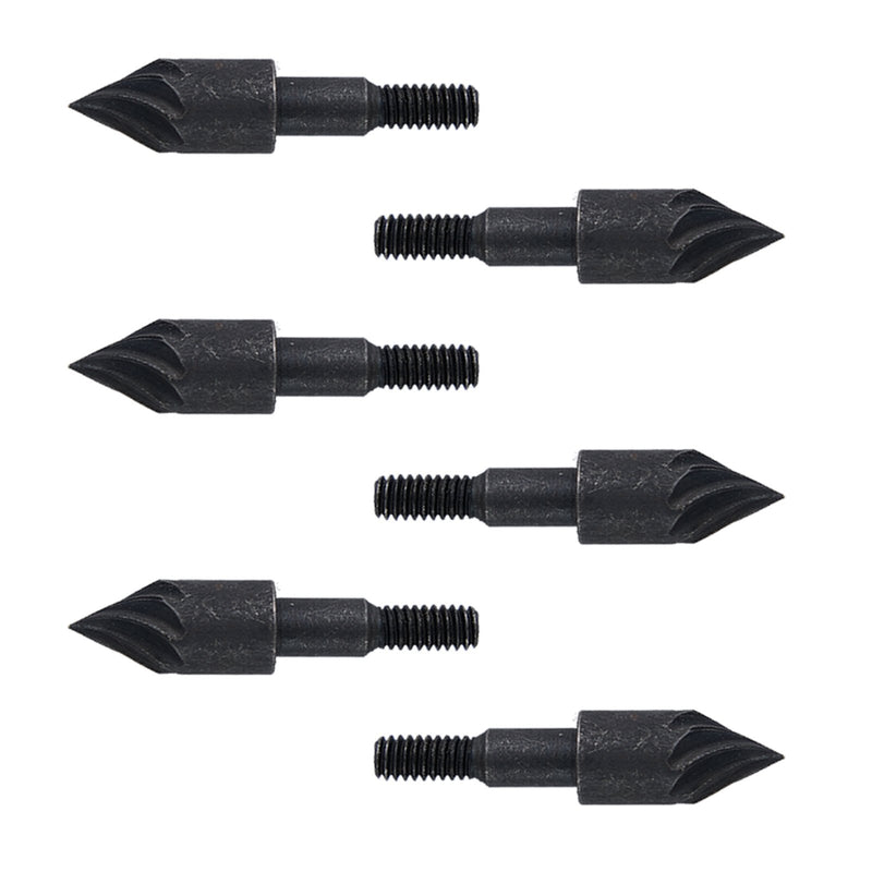 12Pcs Diameter 7.9mm Sharp Arrow Point Archery Carbon Steel Broadhead 100Grain Arrowheads Tips