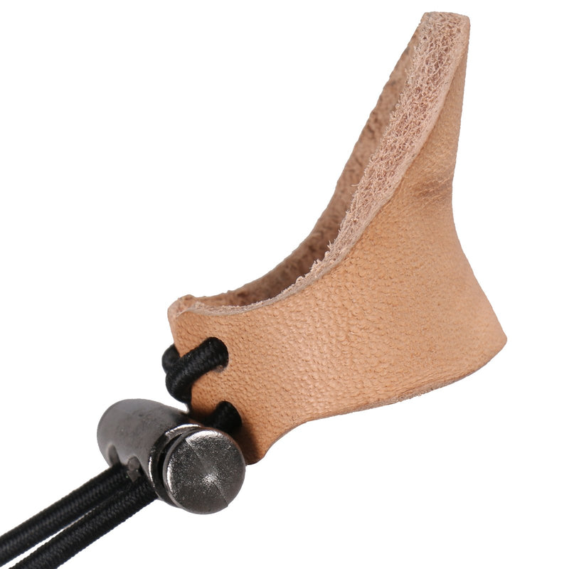 Archery Protective Thumb Finger Guard Ring Tab Leather Thumb Protector