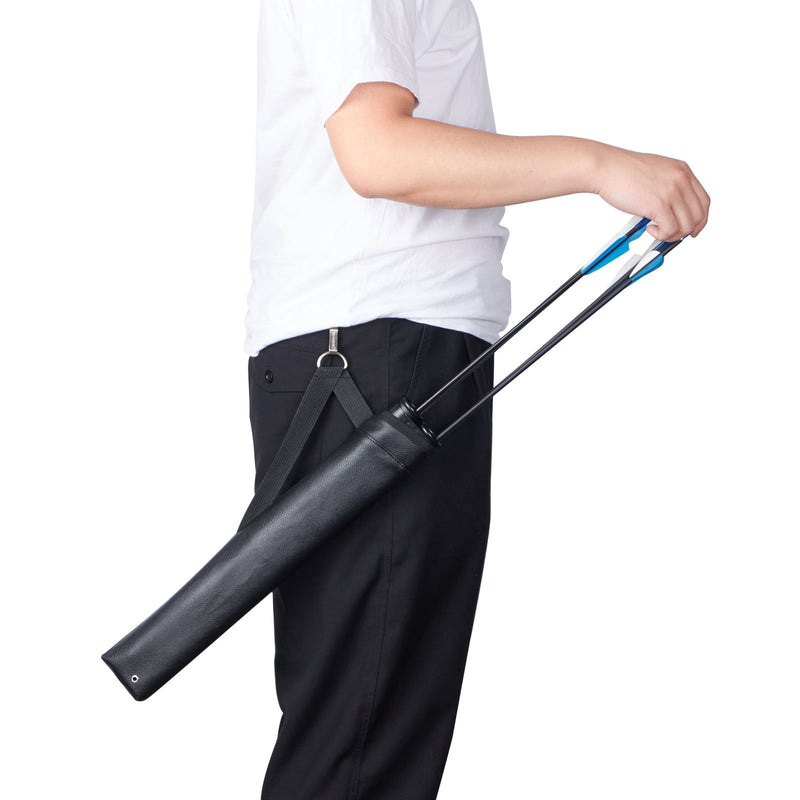Double-Tube Black Waist Arrow Quiver Shooting Gear