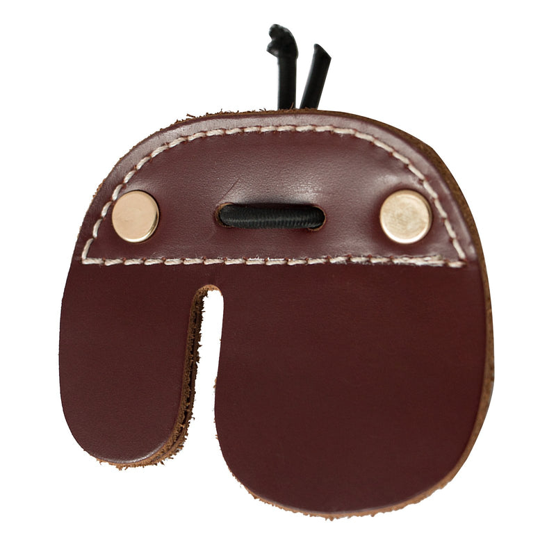 Archery Double Layer Finger Tab Leather Finger Guard Protector