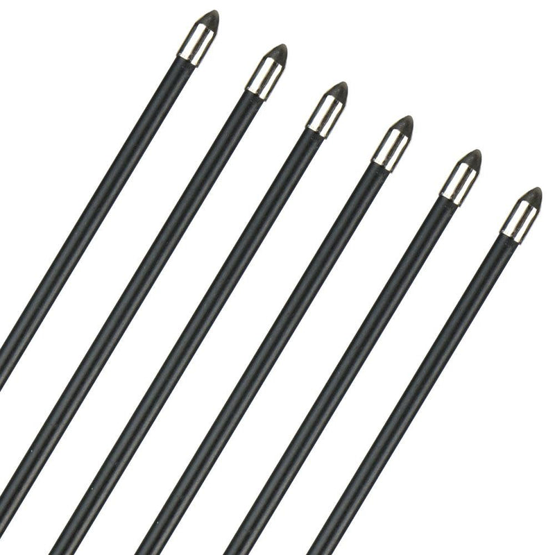 12 Pack 28" Kids Fiberglass Arrows Spine 700 Archery Youth Arrows