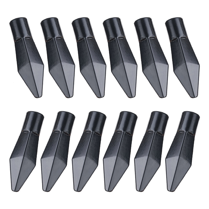 12Pcs Rubber Soft Arrowheads Archery Replacement Broadhead Safety Arrow Tips Point
