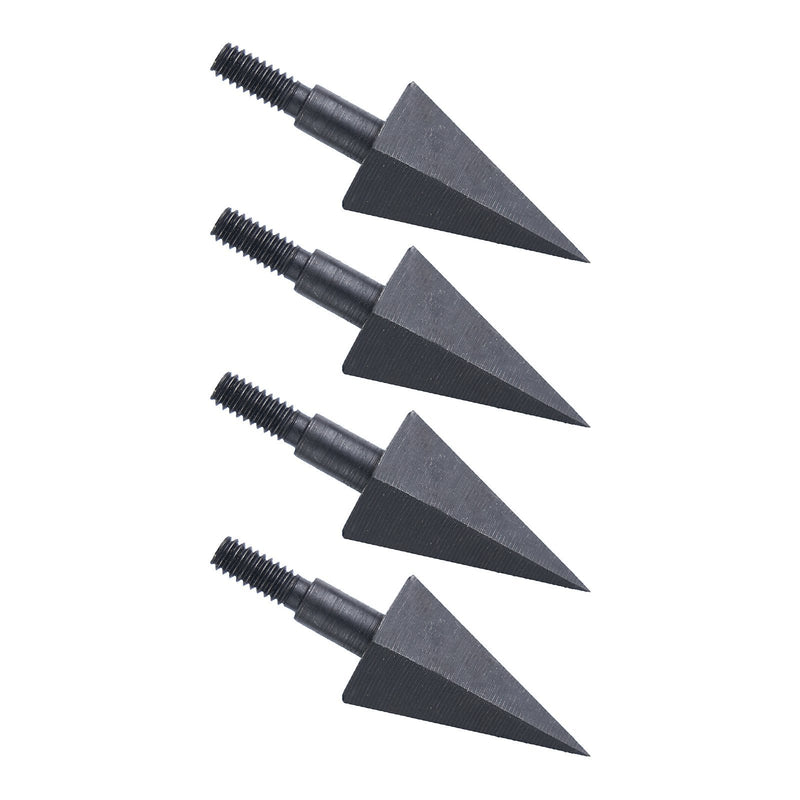 12Pcs 115Grain Black Screw-in Broadheads Archery Arrow Heads Arrow Tips